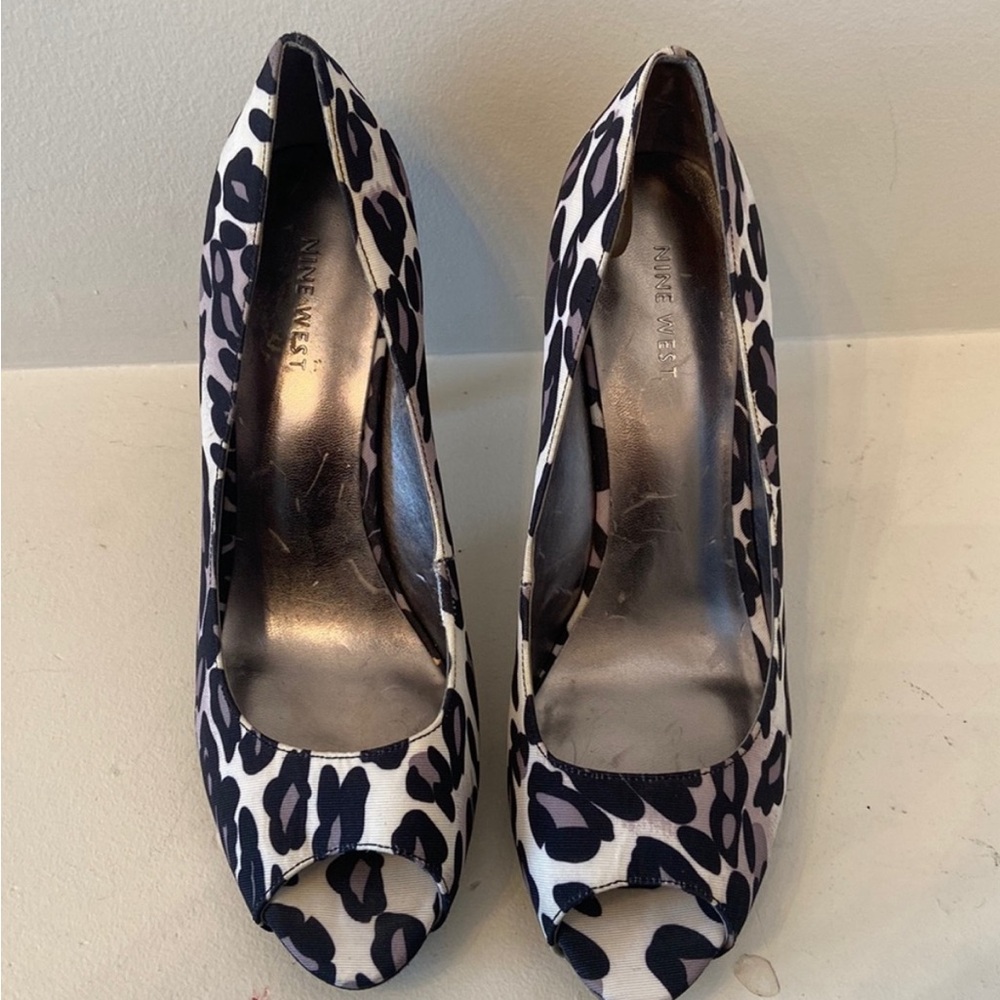 Leopard print heels